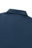 Stealth Zip Performance Polo – El Baron NAVY