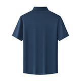 Stealth Zip Performance Polo – El Baron NAVY