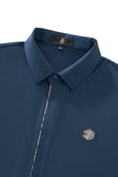 Stealth Zip Performance Polo – El Baron NAVY