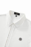 Stealth Zip Performance Polo – El Baron WHITE