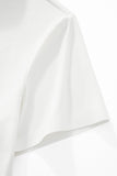 Stealth Zip Performance Polo – El Baron WHITE