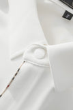 Stealth Zip Performance Polo – El Baron WHITE