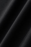 Stripe Collar Performance Polo – El Baron BLACK
