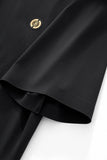 Stripe Collar Performance Polo – El Baron BLACK