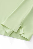 Stripe Collar Performance Polo – El Baron GREEN