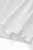 Stripe Collar Performance Polo – El Baron WHITE