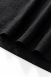 Embossed Check Cotton Polo – El Baron BLACK