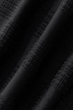Embossed Check Cotton Polo – El Baron BLACK