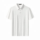 Embossed Check Cotton Polo – El Baron WHITE