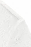 Embossed Check Cotton Polo – El Baron WHITE