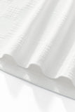 Embossed Check Cotton Polo – El Baron WHITE