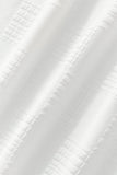Embossed Check Cotton Polo – El Baron WHITE