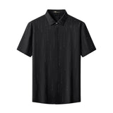 Midnight Constellation Button-Up Shirt BLACK/SILVER