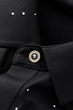 Midnight Constellation Button-Up Shirt BLACK/SILVER