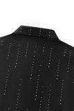 Midnight Constellation Button-Up Shirt BLACK/SILVER