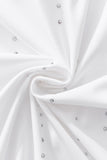 Midnight Constellation Button-Up Shirt WHITE/SILVER