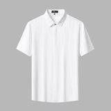 Midnight Constellation Button-Up Shirt WHITE/SILVER