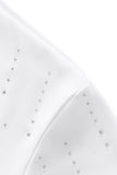 Midnight Constellation Button-Up Shirt WHITE/SILVER