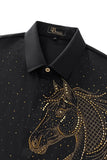 Imperial Stallion SS Shirt BLACK/GOLD