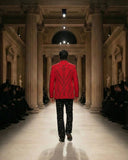 Valent Velvet Blazer + Prism Gem Denim Pant RED/BLACK