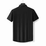 Stitchless Stretch Poplin SS Shirt BLACK