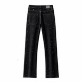 Midnight Serpent Rhinestone SET - Century Penthouse BLACK