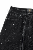 Midnight Serpent Rhinestone SET - Century Penthouse BLACK