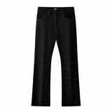 Celestial Stud Denim SET – Century Penthouse BLACK