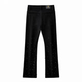 Celestial Stud Denim SET – Century Penthouse BLACK