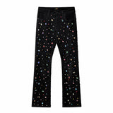 Prism Gem Denim Pant – Century Penthouse BLACK