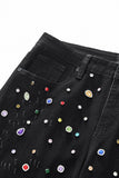 Valent Velvet Blazer + Prism Gem Denim Pant RED/BLACK