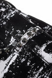 Flocked Eclipse Denim Pant – Century Penthouse BLACK