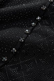 Midnight Matrix Studded Sweatsuit BLACK