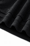 Midnight Matrix Studded Sweatsuit BLACK