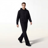 Radiant Grid Stone Hoodie & Jogger Set BLACK