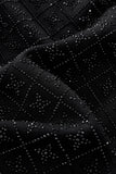 Radiant Grid Stone Short set – Century Penthouse BLACK/BLACK