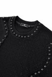 Radiant Grid Stone Short set – Century Penthouse BLACK/BLACK