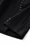 Radiant Grid Stone Short set – Century Penthouse BLACK/BLACK