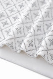 Radiant Grid Stone Short set – Century Penthouse WHITE/SILVER