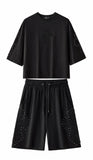 Sanctum Cross Short Set – Century Penthouse BLACK/BLACK