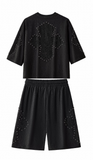 Sanctum Cross Short Set – Century Penthouse BLACK/BLACK