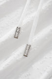 Sanctum Cross Short Set – Century Penthouse WHITE/SILVER