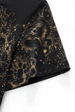 Imperial Leopard Crystal SS Shirt BLACK