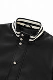 Prestige Varsity PU Jkt + Velvet Core LS button up Shirt + Pure Style Pants  MULBERRY/BLACK/WHITE/SILVER