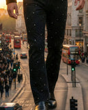 CrocEdge Dual-Fabric Zip Jacket + Echoed Harmony - El Baron + Midnight Serpent Rhinestone Pants RED/BLACK