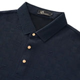 Seamless Check Texture Polo NAVY