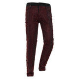 Teddy Comfort Long Coat + Daily Dose + Pure Style Pants  GREY/BLACK/RED