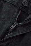 Obsidian Distressed Denim Pant BLACK