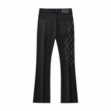 Regalia Medallion Print Denim SET - BLACK