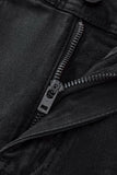 Regalia Medallion Print Denim Pant BLACK